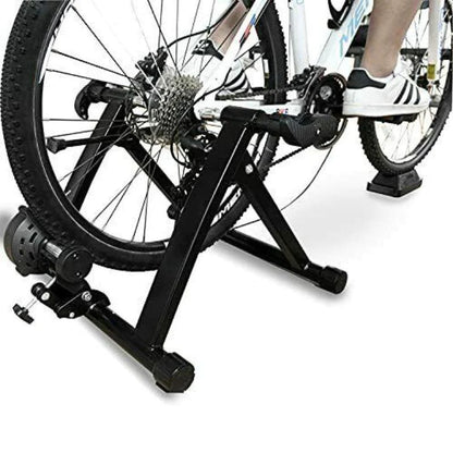 Bike Trainer - Stationary Bike Stand - Indoor Bike Trainer Stand - Magnetic Bicycle Trainer Stand - Bike Exercise Stand - Bike Stand For Indoor Riding