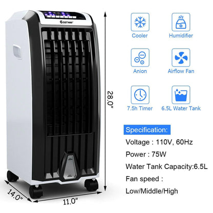 6.5L Air Conditioner - AC Unit Tower - Portable Air Conditioning Unit - Room Air Conditioner