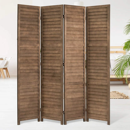 5.6ft Tall Room Divider - 4 Panel Privacy Divider
