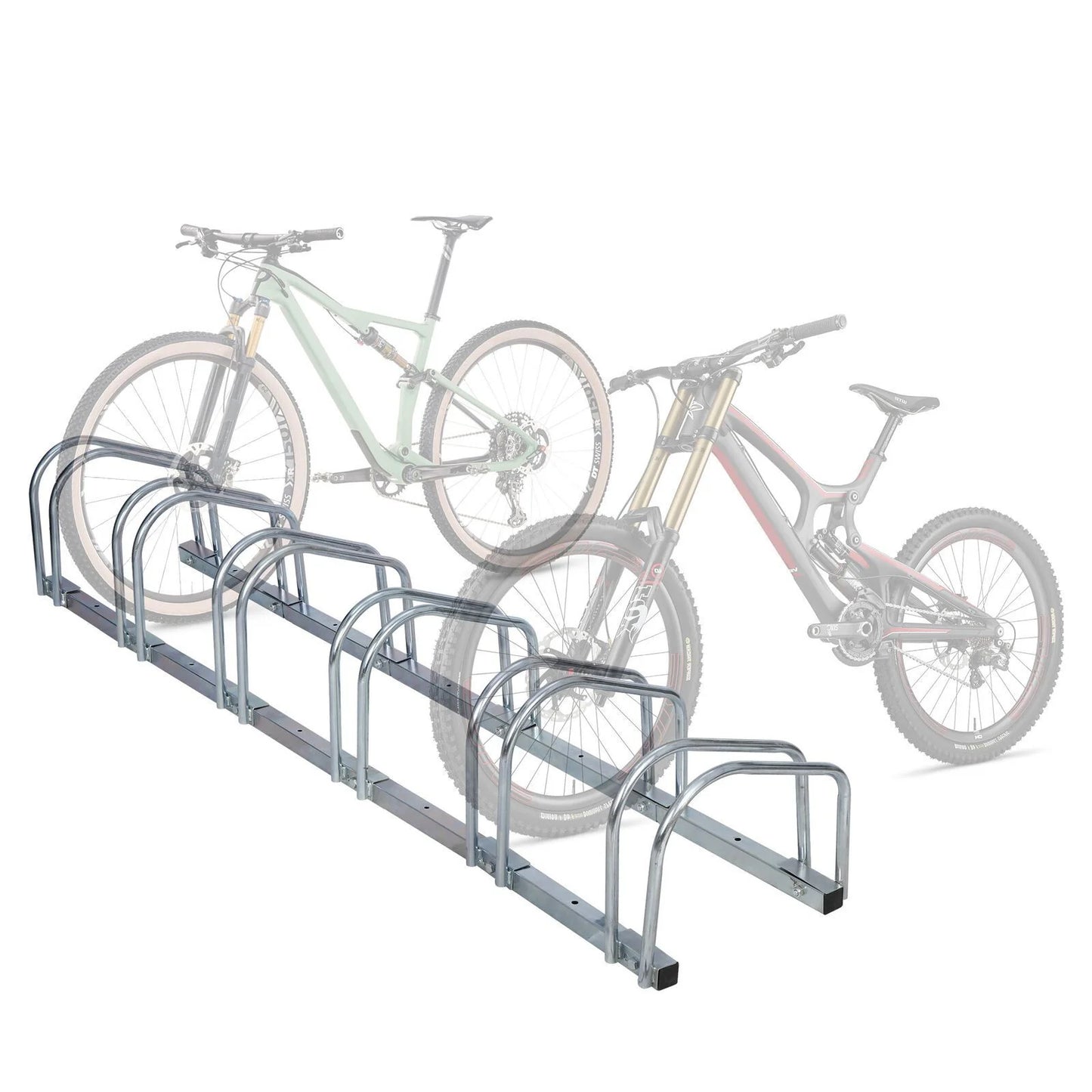 Bike Rack - Bicycle Rack - 1-6 Adjustable Bike Stand - Parking Bicycle Stand